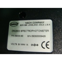 HACH SPECTROPHOTOMETER DR/2500