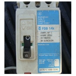 WESTINGHOUSE FDB2015 CIRCUIT BREAKER 15AMP 2POLE