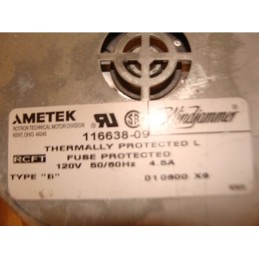 AMETEK 116638-09 THERMALLY PROTECTED