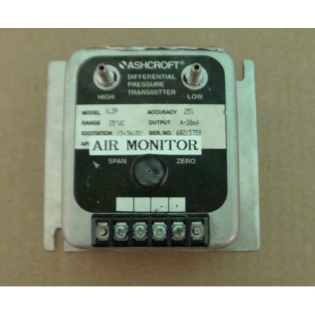 ASHCROFT XLDP PRESSURE TRANSMITTER 25"WC 4-20mA