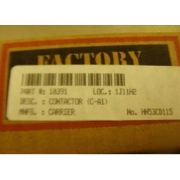 CARRIER CONTACTOR HN53CD115