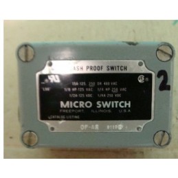 MICRO SWITCH SPLASH PROOF SWITCH OP-AR 9110