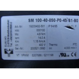 ELAU SERVO MOTOR SM 100-40-050-P0-45-S1-B0