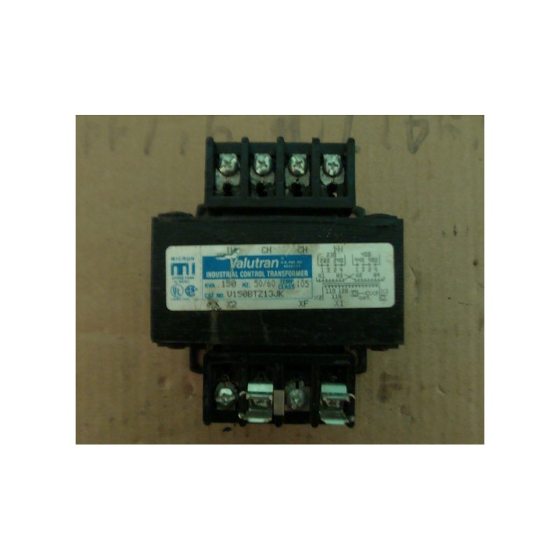 VALUTRAN CONTROL TRANSFORMER V150BTZ13JK 