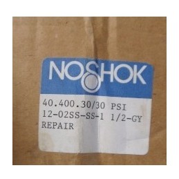 NOSHOK40-400-30/30-psi GAUGE 1/2" NPT BOTTOM CONN 4"