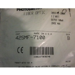 ALLEN BRADLEY PHOTOSWITCH 42SMF-7100