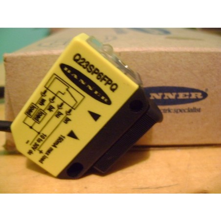 BANNER PHOTOELECTRIC SENSOR Q23SP6FPQ