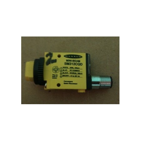 BANNER MINI-BEAM PHOTOELECTRIC SM312CQD