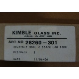 KIMBLE KIMAX 28260-301 CRUCIBLE 30ML