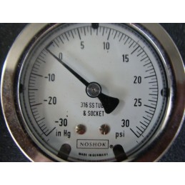 NOSHOK 25-400-300 PRESSURE GAUGE SERIES 400