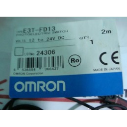 "Omron E3T-FD13: High-Precision, IP67 Rated Photoelectric Sensor"