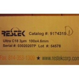 RESTEK ULTRA C18 COLUMNS 9174315