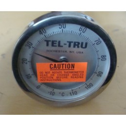 TEL-TRU THERMOMETER -10°C to 110°C