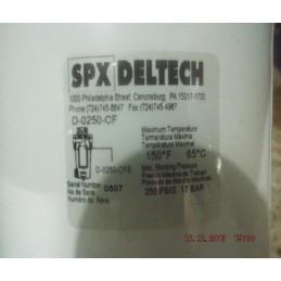 SPX DELTECH D-0250-CF