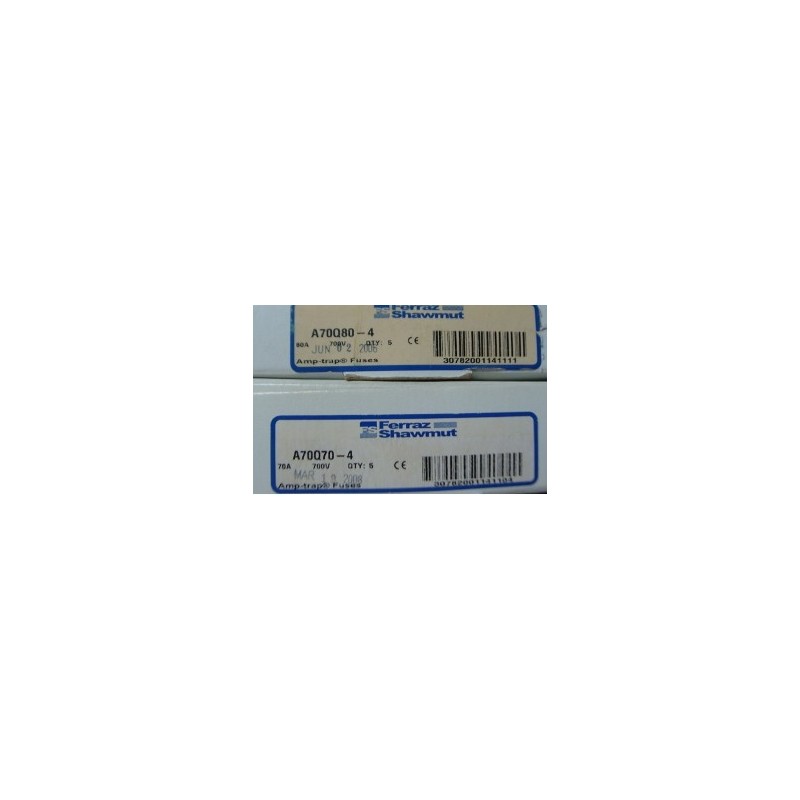 FERRAZ SHAWMUT A70Q80-4 FUSE 700V 80A SEMICON