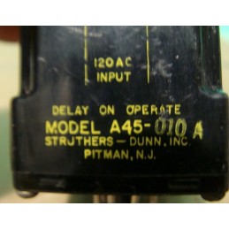 STRUTHERS DUNN SOLID STATE TIMER RELAY A45-010A