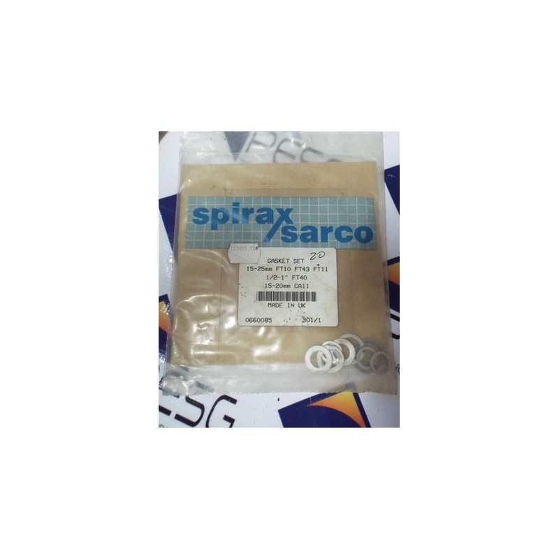 SPIRAX SARCO 0660085 15-258MM FT10 FT43 FT11