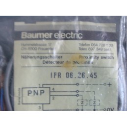 BAUMER ELECTRIC PROXIMITY SWITCH IFR 06.26.45