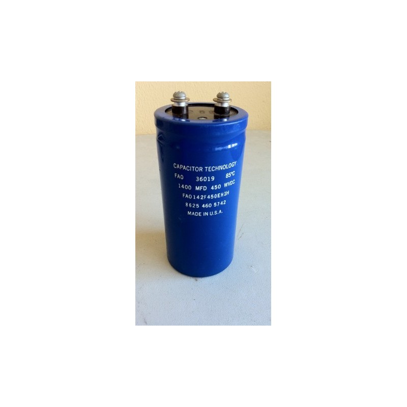 CAPACITOR TECHNOLOGY FAO 36019 85ºC FA0142F450EH1H