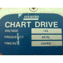 FOXBORO CHART DRIVE 120 VOLT 60HZ 24HRS M132NC