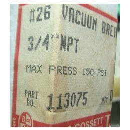 BELL & GOSSETT 3/4" NPT 113075