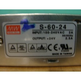 MEAN WELL POWER SUPPLY S-60-24