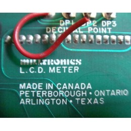 MILLTRONICS LCD METER 10D364-S