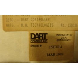 DART CONTROLS 15DV1A