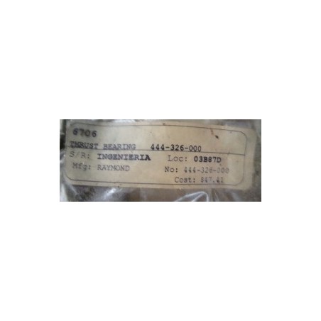 RAYMOND TRUST BEARING 444-326-000