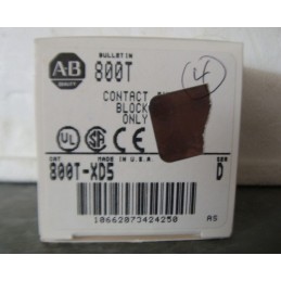 Allen-Bradley 800T-XD5 Push Button Switch - Industrial Control Switch