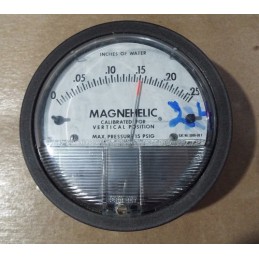 DWYER MAGNEHELIC GAUGE FOR WATER 0-.25