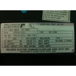 RELIANCE ELECTRIC DRIVE CONTROLLER 2GU41001