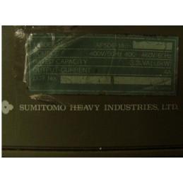 SUMITOMO MACHINERY AF 504-1A5  