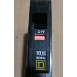 "Square D 1-Pole 10,000 Amp Breaker: Durable, Easy Install, 120/240VA