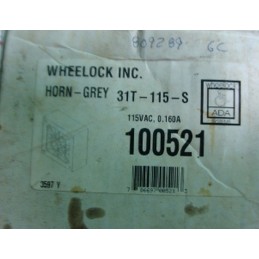 WHEELOCK HORN-GREY 31T-115-5