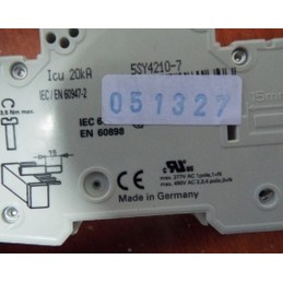 Siemens Circuit Breaker 5SY4210-7: Model 5SY4210-7