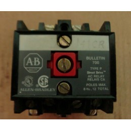 Allen-Bradley 700-P400A1 NEMA Heavy-Duty Relay – 4 N.O. Contacts, 10A