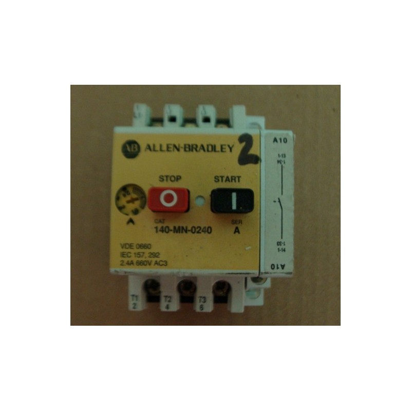 ALLEN BRADLEY MOTOR STARTER 140-MN-0240