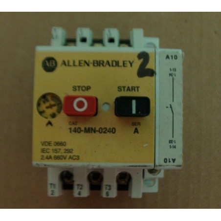 ALLEN BRADLEY MOTOR STARTER 140-MN-0240