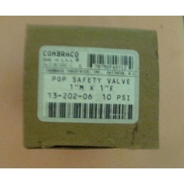 CONBRACO POP SAFETY VALVE 1"M X 1"F