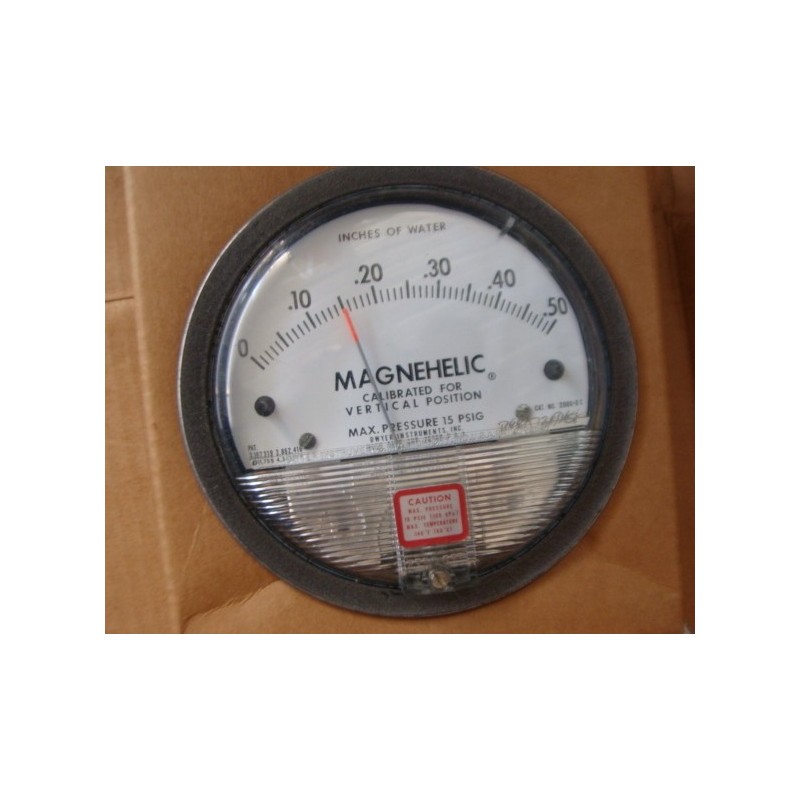 DWYER 2000-0 SERIES 2000 MAGNEHELIC DIFFERENTIAL GAUGE