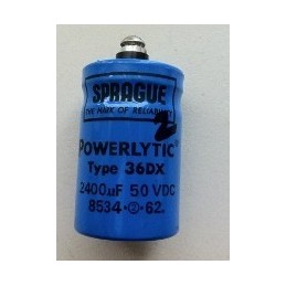 SPRAGUE POWERLYTIC TYPE 36DX CAPACITOR