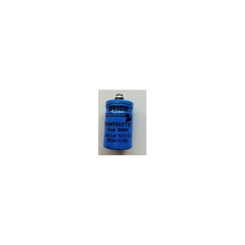 SPRAGUE POWERLYTIC TYPE 36DX CAPACITOR