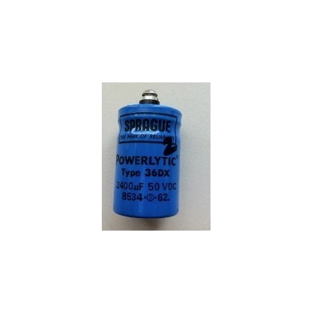 SPRAGUE POWERLYTIC TYPE 36DX CAPACITOR