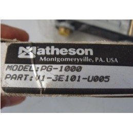 Matheson Instruments PG-1000 Flow Meter