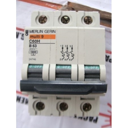 MERLIN GERIN C60H-B63 CIRCUIT BREAKER 