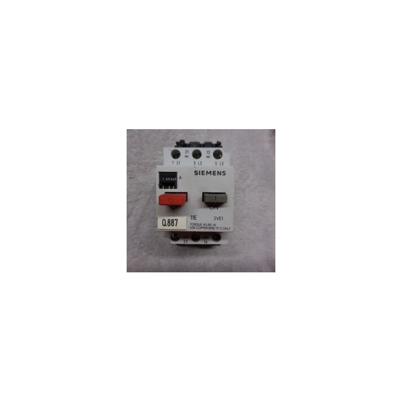 Siemens Circuit Breaker 3VE1010-2F: Model 3VE1010-2F