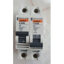 MERLIN GERIN C60N-C4 CIRCUIT BREAKER 4AMP 2POLE 400V