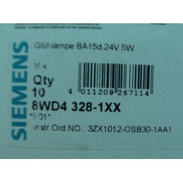 Siemens Incandescent Lamp 8WD4-328-1XX - MODEL: 8WD4-328-1XX