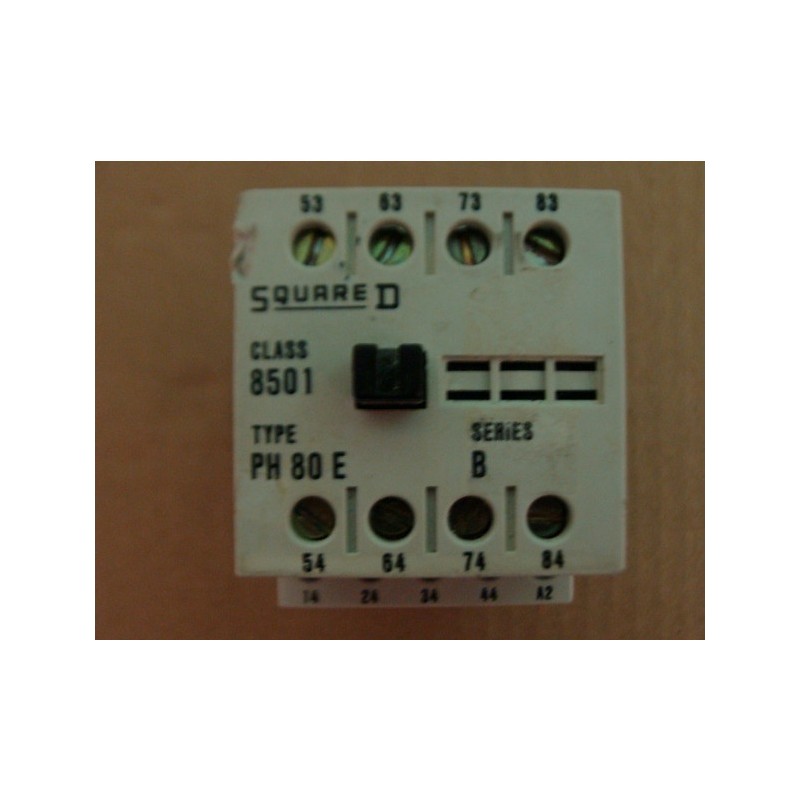 SQUARE-D 8501 PH40E CONTACT RELAY SERIES B